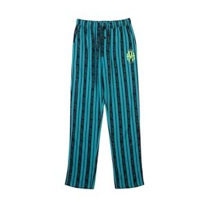 Disney Parks Haunted Mansion Striped Lounge Pajama Pants Teal Black Women’s XS